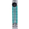 Walfront Flussometro a gas, 2,5~25LPM 0,6 MPa Flussometro di Ossigeno/Aria/Gas con valvola di controllo per Tubo flessibile 8 mm