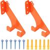 ShiLiuYiDaLe 2 Pz Supporti da Parete per Motosega, Porta Attrezzi da Parete Attrezzata Officina, Supporti per Motoseghe da Garage Casa Giardino