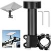 Jubor Alluminio Supporto per Starlink, Supporto Palo per Starlink Mini 2025/2024 | Staffa di Fissaggio Starlink con 1/4 & 3/8 Filettatura per Camper, Roulotte, Balconi