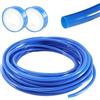 Silkwish Tubo pneumatico in poliuretano, 10 m, 6 mm, esterno 6 mm x interno 4 mm, tubo per aria compressa o trasferimento di liquidi, colore blu