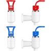 Generico Rubinetto per Boccione Acqua in Plastica, Manuale, Set 4 Pezzi | Filettatura Interna, Ricambio per Dispenser, Tenuta Sicura, Uso in Casa, Auto, Ufficio e Outdoor