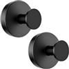 V-Kitpater Ganci a ventosa resistenti, confezione da 2 pezzi, in acciaio inossidabile 304, senza trapano, per bagno, cucina, piastrelle, vetro, porta d'ingresso, in UPVC, 4,5 kg, impermeabili