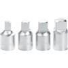 Layposy 4Pcs Chiave A Bussola Quadrata 8/10 / 12/14 Mm 3/8 Per Tappo Olio | Kit Bussole Quadrata Per Tappi Olio CRV