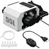 Mocoli Air Assist, Pompa ad Aria Compressa Laser per Taglierine e Incisori Laser Flusso d'Aria Regolabile 55L/min 25W 220V Bassa Rumorosità per Taglierina Laser Incisione Laser Bassa Rumorosità