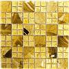 MOSANI Piastrelle a mosaico traslucido combinazione mosaico Crystal Desert Gold MOS88-8DSG