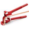 Frdhee Piegatubi 3 in 1, 1/4, 5/16 e 3/8 (6 mm, 8 mm, 10 mm), strumento di piegatura manuale a 180 gradi, strumento di piegatura per tubi in rame, ottone, alluminio e tubi in acciaio sottili