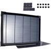 TIQICIVINUI Tavolo a nido d'ape per macchina da incisione laser, 450 x 850 x 22 mm, con fori da 9,5 mm, protezione da tavolo con piastra in alluminio, compatibile con diverse macchine per incisione