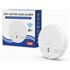 LAIVIYA Rilevatore Perdite Acqua WIFI Rilevatore Sensore Troppo Pieno 130DB Allarme | Sensore Allagamento Rilevatore Acqua Cucine con App Tuya per Telefono Supporto 2.4G Monitor Acqua Compatibile(Cavo di120cm)