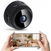 LICAEVEY Mini Telecamera di Sicurezza, Piccola Telecamera Magnetica Wireless WiFi HD 1080P con APP e Batteria Integrata per Casa, Ufficio, Auto, Bambini, Animali Domestici (BLACK)