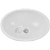 WTJDCCY Lavandino da Esterno, Ovale Lavello Campeggio in Plastica con Scarico Fognario, Lavello Cucina 1 Vasca, Lavabo Cucina per Cucina da Camper