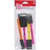 MOD Podge Set di 4 pennelli in Schiuma, Giallo, Arancione, Rosa
