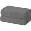 Degrees home - Set 2 Asciugamani Bidet, Asciugamani Bagno, Asciugamani Piccoli, 100% Cotone, 480 gr/m², Dimensioni 30 x 50 cm, Asse