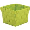 MSV Cesto portaoggetti 10x10x7,5 cm Verde