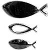 Rayher 31632606 Motivo cera pesci, argento, assortito, 2,4-4cm, bus.blis. 3pz