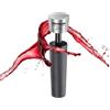 Westmark Pompa per vuoto per vino Savio Monopol Edition - tappo per bottiglia di vino con effetto sottovuoto per una freschezza più lunga - argento-nero, 8,7 cm