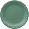 PAW Decor Collection PAW Piatti Carta Ø 23 cm, 8 pezzi - Verde Scuro | Resistenti e pratici in cartoncino, ideali per compleanno, festa e ricorrenze, tavola pronta e usa e getta