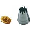 Silikomart | BS112, Bocchetta in Acciaio Inox per Sac a Poche | Misura Ø 12 mm, Foro Stella