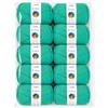 Stafil Colors Set da 10 Gomitoli Colore verde smeraldo - 10 Gomitoli da 50 g (500 g Totali) - Lana Acrilica per Uncinetto, Maglia, Amigurumi, Crochet e Lavori Creativi