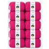 Stafil Colors Set da 10 Gomitoli Colore pink neon - 10 Gomitoli da 50 g (500 g Totali) - Lana Acrilica per Uncinetto, Maglia, Amigurumi, Crochet e Lavori Creativi