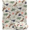 JURASSIC PARK Dinos All Over Coperta super morbida al tatto setoso - 152 x 127 cm