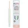 KnitPro Uncinetto Vybe in alluminio con impugnatura gommata - 3,50 mm