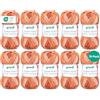 Gründl Cotton Quick Print 10 x 50 g, Zucca-rosso ciliegia | filato per maglia e uncinetto, filato dai vivaci colori, 100% cotone, cotone per uncinetto, certificato OEKO-TEX, 50g/125m