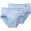 Schiesser Confezione da 2 Slip Sportivi con Apertura - Essential A Costine Sottili Intimo Uomo
