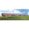 ACME 55343 Set di 4 carrozze DB - ''Popfarbe Zug'' nella livrea ''POP''