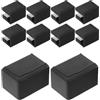 WRITWAA 10 pezzi Protezioni in silicone per bordi di sicurezza per maniglie dei cassetti - Paraurti di protezione a forma di F per maniglie dei cassetti - Copri pomelli di sicurezza per porte di asili