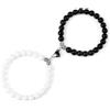 SiVaji Bracciale Bracciali Braccialetto Bracelet Gioielli Uomo Donna Coppia Braccialetto Set Uomo A Forma Di Cuore Magnete Amore Braclet Per Le Donne