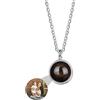 Pearbee Collana con proiezione di foto personalizzata a forma di cuore Ti amo in 100 lingue Argento 925 Compleanno Anniversario Natale Festa della mamma Regali per mamma Moglie Donne