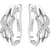 CYMYSS Orecchini Oro Donna in Argento 925 Placcato Oro 18K, Orecchini Dorati Eleganti e Leggeri, Gioielli Donna per Uso Quotidiano, Occasioni Speciali e Regalo