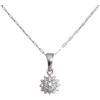 Gioielleria Bucci COLLANA DONNA CON PUNTO LUCE IN ORO BIANCO 18 KT CON ZIRCONI TAGLIO BRILLANTE
