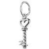 NKlaus 925 Ciondolo d'argento sterling Ortodosso Chiave del Cuore Donne Bambini 6291