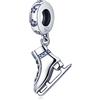 Rimgoris 925 Charm in argento sterling per le donne Bracciali Collana Passaporto da viaggio Macchina fotografica bussola Batteria Vita Auto & Casco Aereo Globo Valigia Dangle Charm Gift