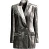 ALBERTA FERRETTI - Blazer - Argento