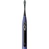 Oclean X Lite Spazzolino elettrico, Spazzolino elettrico intelligente, 5 Modalità, 72000 movimenti al minuto, Spazzolatura supplementari, Durata 40 giorni, Promemoria batteria scarica, IPX7, Blu