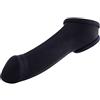 TOYLIE lattice guaina pene Erik nero Lunghezza del pozzo: 13 cm - Penis sleeve con guaina per testicoli di 4,5cm e glande marcato