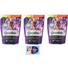 Felce Azzurra 3x Coccolino Ammorbidente Concentrato Orchidea Viola & Mirtilli,Eco Pack 26 Lavaggi,Formato Risparmio in Busta da 600ml + 1 Busta di Talco Felce Azzurra in omaggio da 100g