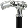 Cavagnini Bastone da Passeggio CAVAGNINI Legno Matrimonio Elegante Cerimonia per anziano donna e uomo lunghezza adattabile (2 Capi, Marrone)