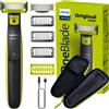 Philips OneBlade QP2824/10 - Rasoio e tagliacapelli - 2 lame - con custodia da viaggio