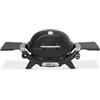 Weber Barbecue a gas Q 1200N con ripiani laterali | BBQ compatto, griglie in ghisa smaltata, termometro, bruciatore alta efficienza, area cottura 1290 cm², Midnight Black
