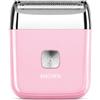 MONTY SOUL Mini Epilatore Elettrico Donna Ricaricabile USB-C, Rasoio Corpo e Viso Indolore, IPX5 Lavabile, 3 Lame in Acciaio, 60 Min di Autonomia, ENCHEN A8
