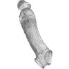 CoundCo Penis sleeve con anello integrato e texture flessibile - Penismanschette in silicone morbido con anello per una stimolazione intensa e un'esperienza più avvolgente per uomini