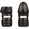 BDSMJOY Fodero penieno anello per glande 2 pezzi, manicotto penieno per allungamento, sleeve per ritardo eiaculazione aumento erezione sex toy set per uomini
