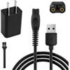 LYMISPIYA Caricatore da 5 V con cavo, compatibile con Philips One Blade 360 QP2734 QP2724 QP2834 QP2824, adattatore di alimentazione USB per Bodygroom Multigroom Series 9000 7000 5000 3000