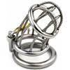 Future of your pleasure Sensual Fops Gabbia di castità per uomini Massiccia gabbia del pene 7cm sicura e discreta diametro interno 3,4cm lucidatura ad alto lustro estremamente rigida per il controllo totale set Chastity Cage N42
