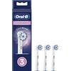 Oral-B Sensitive Clean Testine di Ricambio, Confezione da 3 Pezzi