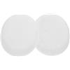 SHINEOFI Pietre da Massaggio Marmo Bianco 2 Pezzi per Massaggi Hot Stone, Funzionali e Raffinate per Uomini e Donne in Spa e Casa