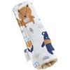 Medi Partners Copri Cintura di Sicurezza Auto Copricintura Bambini Car Cuscino 17x22cm 100% Cotone Minky Cinture Kids Copri Seggiolino Protezione (Boho Animals con beige Minky)
